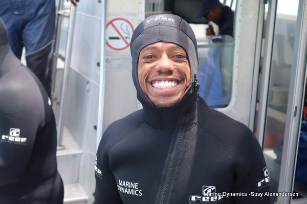 Shark cage diving, Gansbaai, Western Cape
